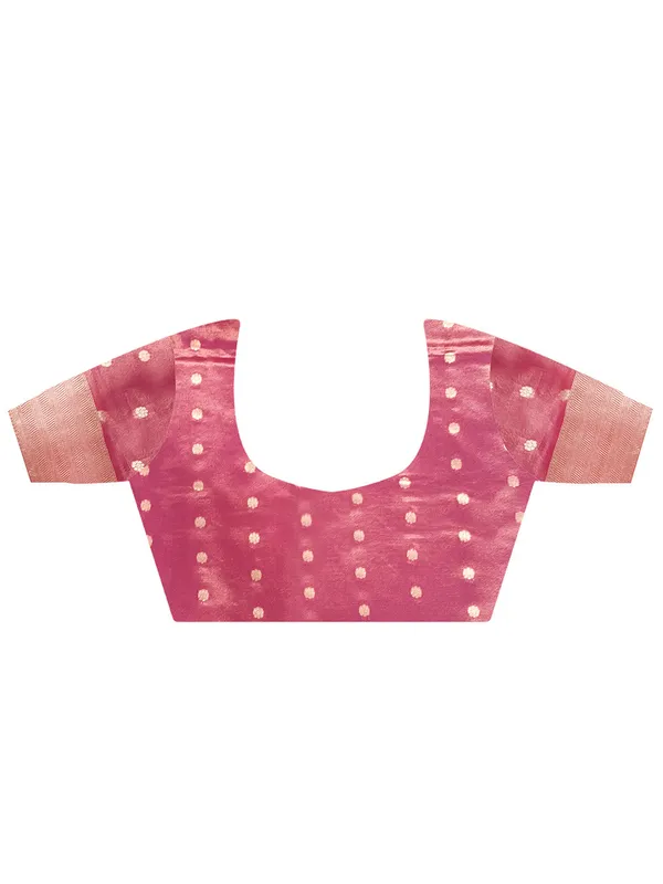 Gold_Premium_Paithani_Tissue_Silk_With_Blouse_Piece_For_Women_&_Girls