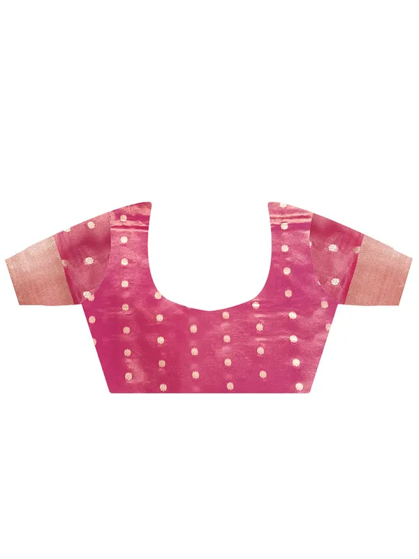 Blue_Premium_Paithani_Tissue_Silk_With_Blouse_Piece_For_Women_&_Girls