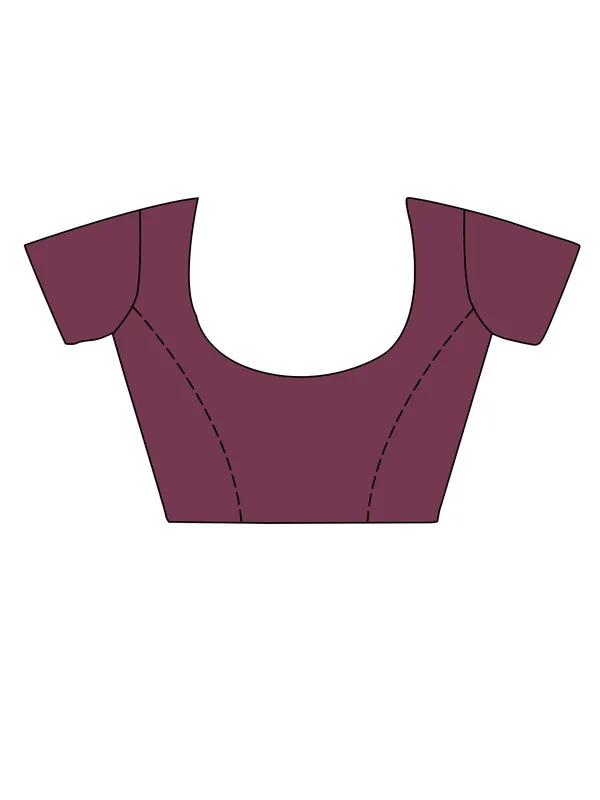 Purple_Premium_Patola_Saree_With_Blouse_Piece_For_Women_&_Girls