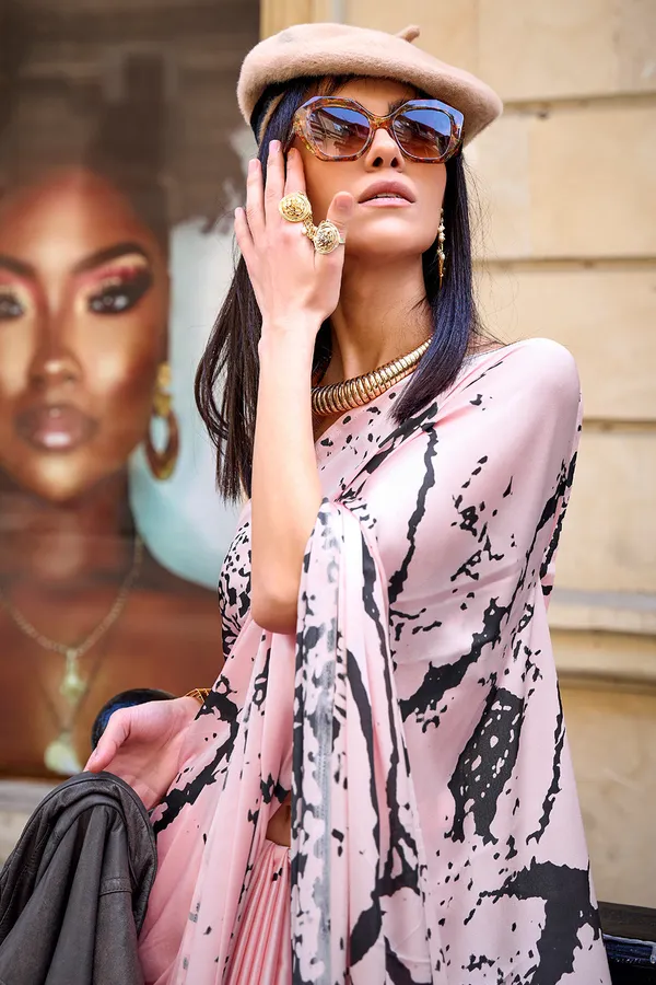 Flamingo_Pink_Premium_Digital_Print_Saree_With_Blouse_Piece_For_Women_&_Girls