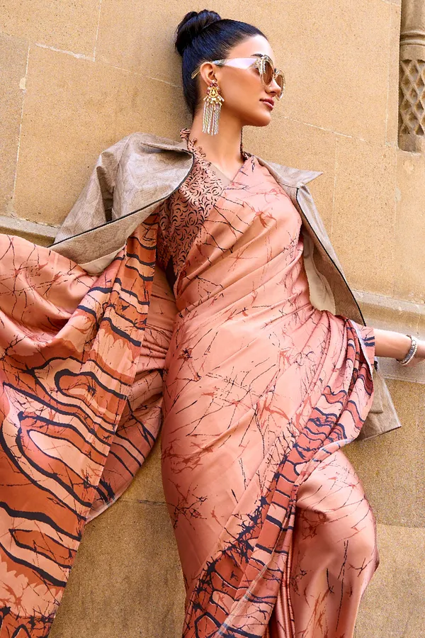 Light_Brown_Premium_Digital_Print_Saree_With_Blouse_Piece_For_Women_&_Girls