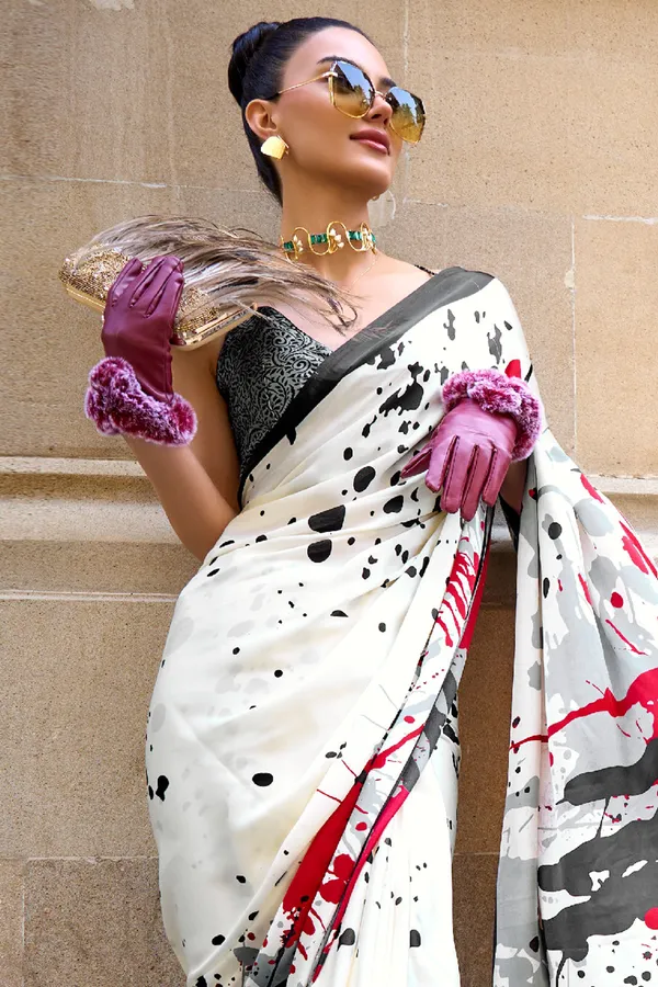Multicolor_Premium_Digital_Print_Saree_With_Blouse_Piece_For_Women_&_Girls