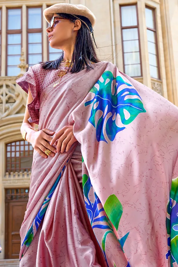 Pastel_Pink_Premium_Digital_Print_Saree_With_Blouse_Piece_For_Women_&_Girls