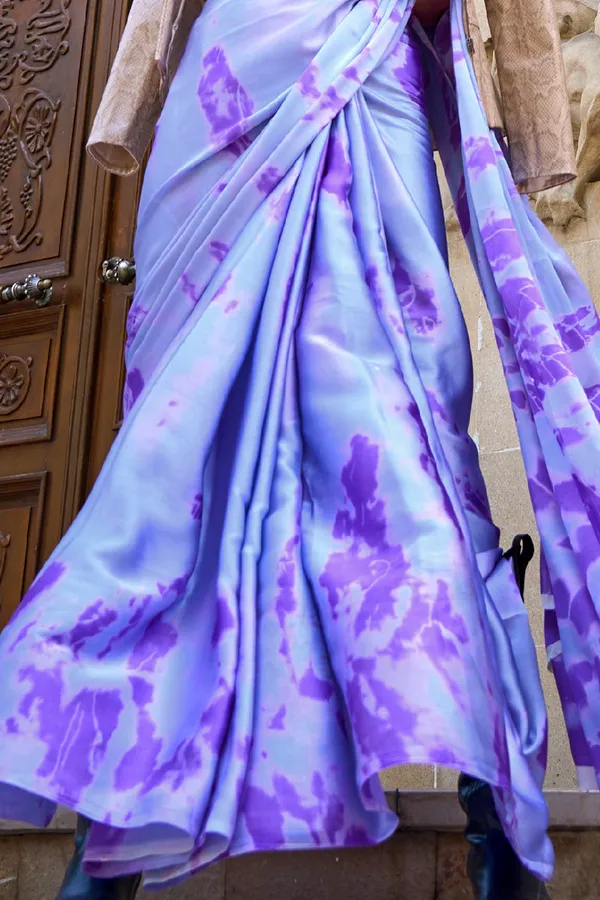 Light_Purple_Premium_Digital_Print_Saree_With_Blouse_Piece_For_Women_&_Girls