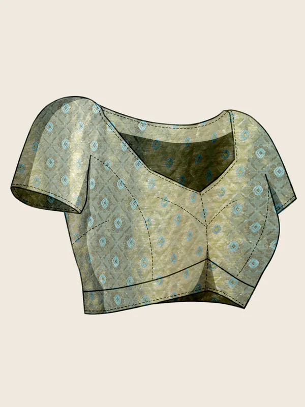 Lavender_Pink_Premium_Semi_Silk_With_Blouse_Piece_For_Women_&_Girls