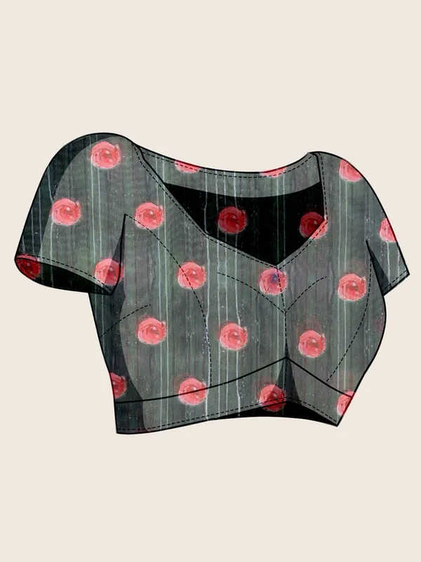Sky_Premium_Semi_Linen_Saree_With_Blouse_Piece_For_Women_&_Girls