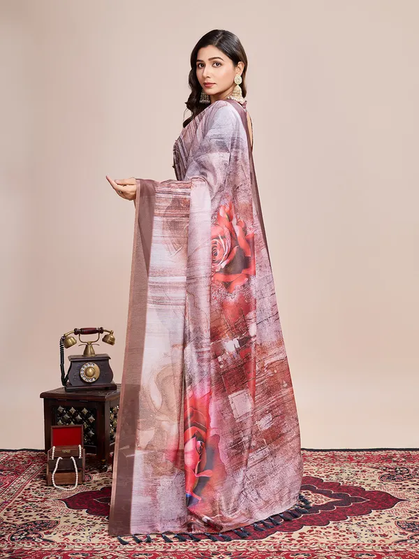 Multicolor_Premium_Semi_Linen_Saree_With_Blouse_Piece_For_Women_&_Girls