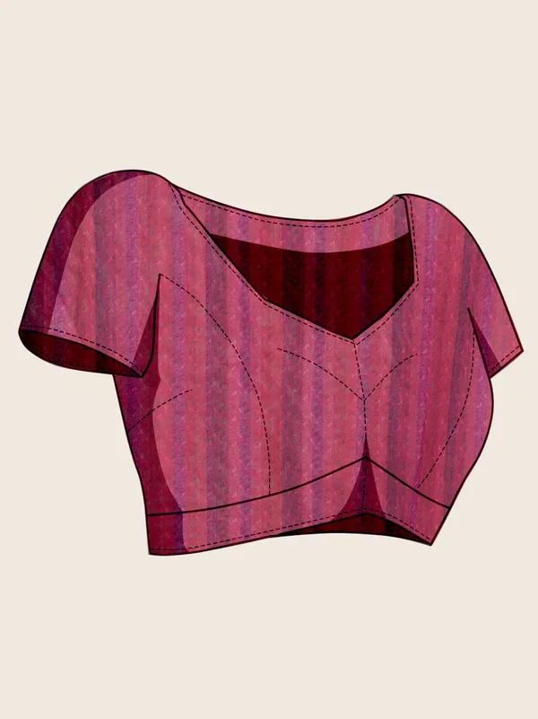 Multicolor_Premium_Semi_Linen_Saree_With_Blouse_Piece_For_Women_&_Girls