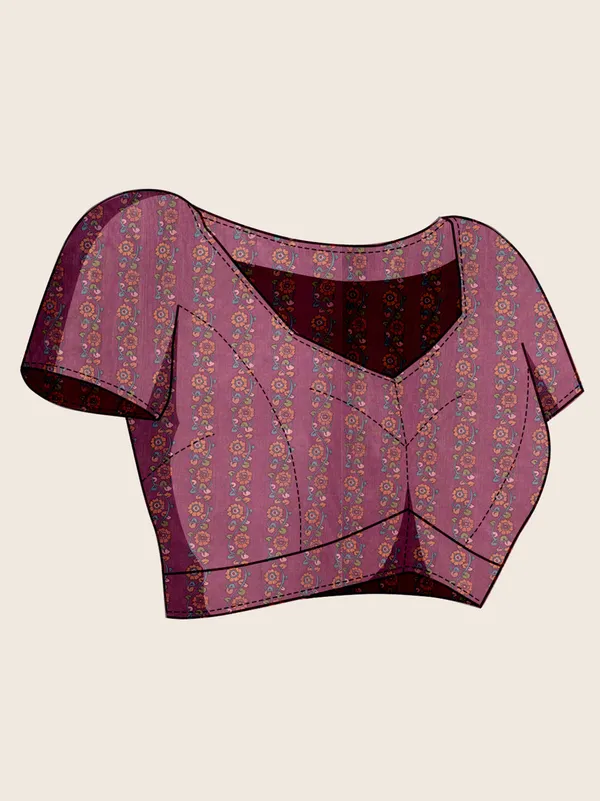 Multicolor_Premium_Semi_Linen_Saree_With_Blouse_Piece_For_Women_&_Girls