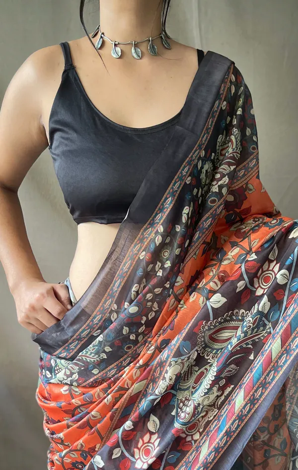 Multicolor_Chanderi_Saree_For_Women_&_Girls