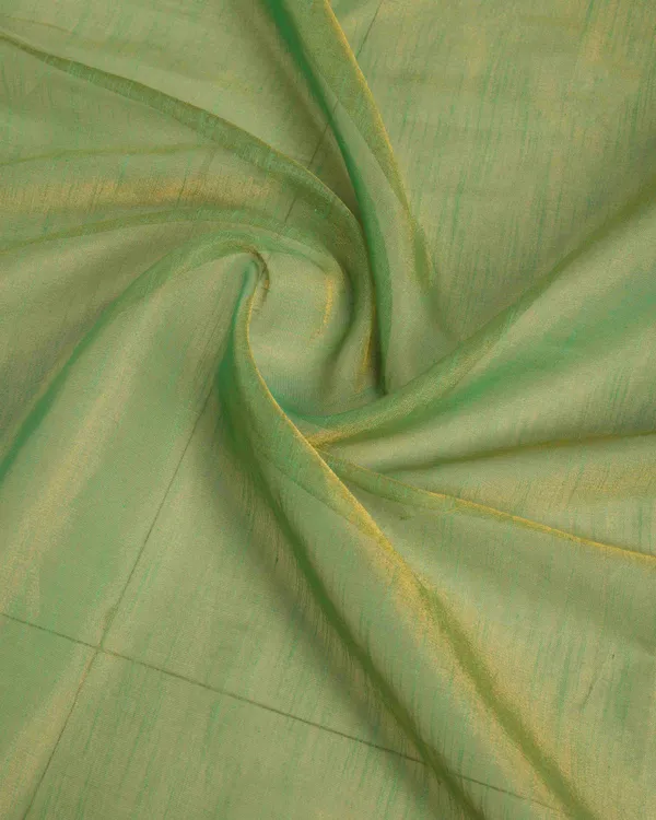 Green_Linen_Saree_For_Women_&_Girls