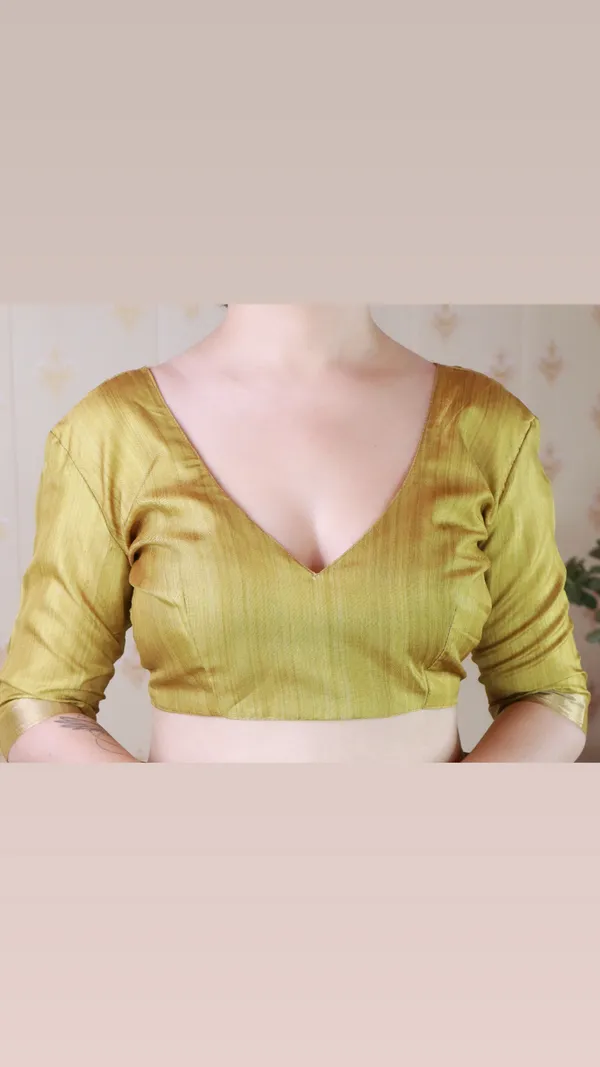 Yellow_Tussar_Silk_With_Zari_Woven_Saree_With_Blouse_Piece_For_Women_&_Girl