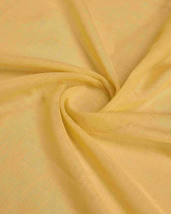 Yellow_Linen_Saree_For_Women_&_Girls
