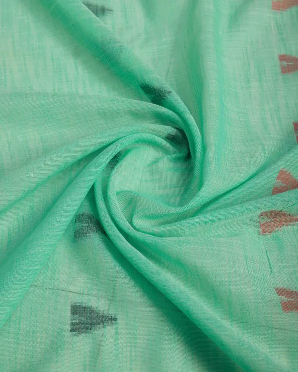 Firozi_Organza_Saree_For_Women_&_Girls