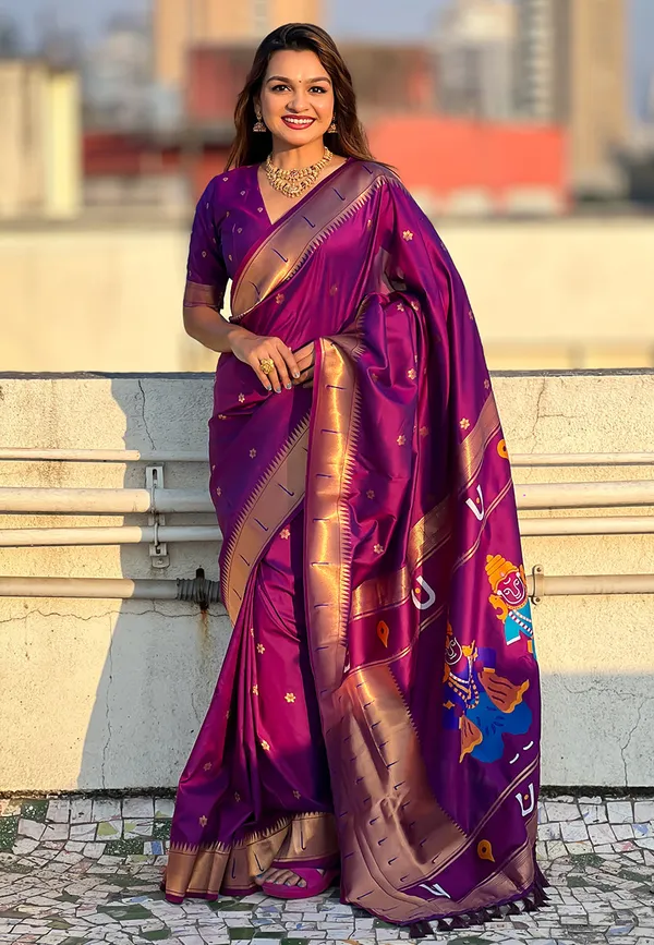 Violet_Silk_For_Women_&_Girls