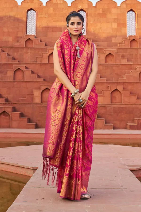 Purple_Soft_Silk_For_Women_&_Girls