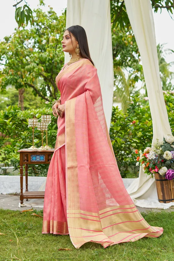 Peach_Mosques_Saree_For_Women_&_Girls