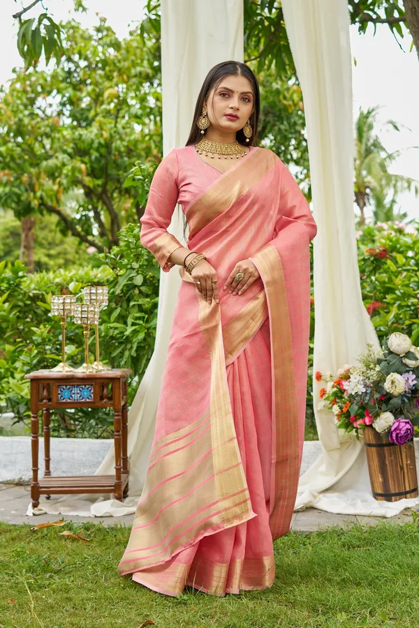 Peach_Mosques_Saree_For_Women_&_Girls