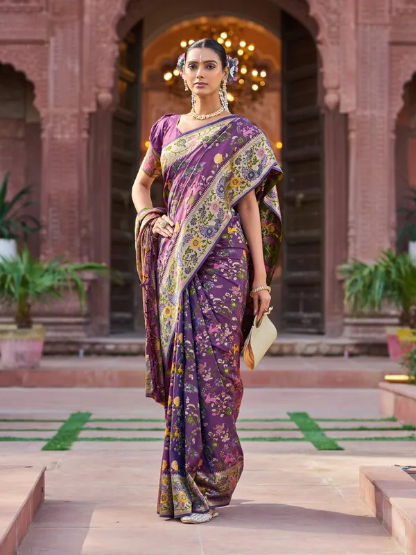 Violet_Soft_Silk_For_Women_&_Girls