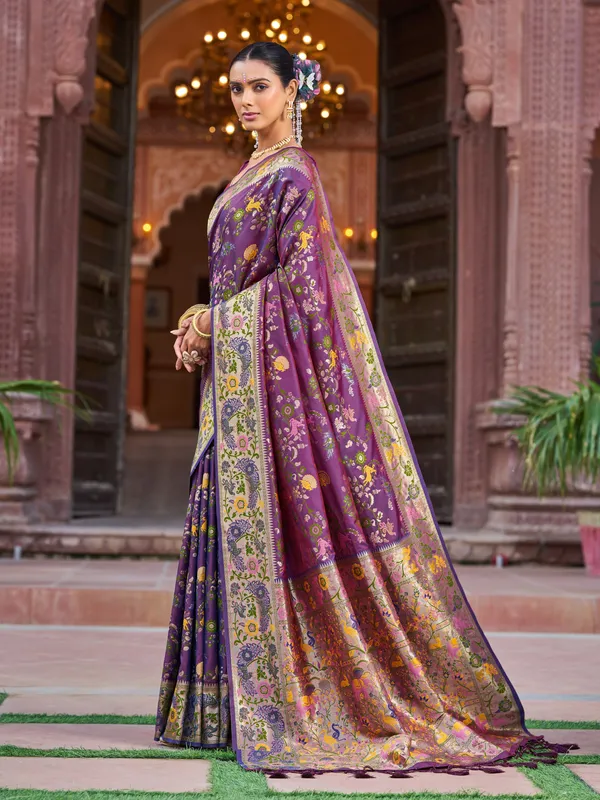 Violet_Soft_Silk_For_Women_&_Girls