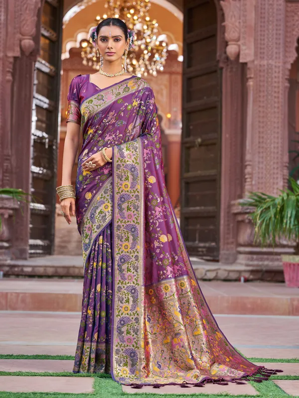Violet_Soft_Silk_For_Women_&_Girls