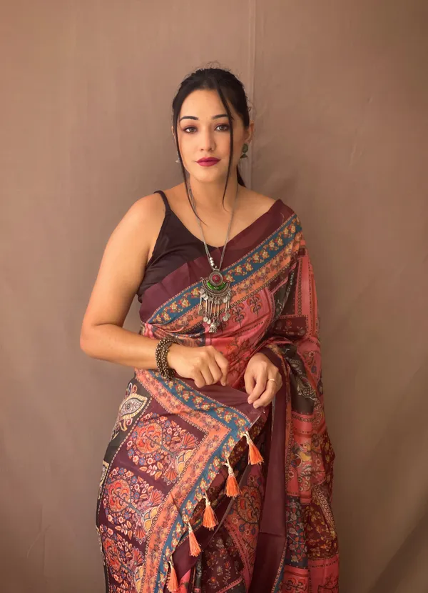 Multicolor_Chanderi_Saree_For_Women_&_Girls