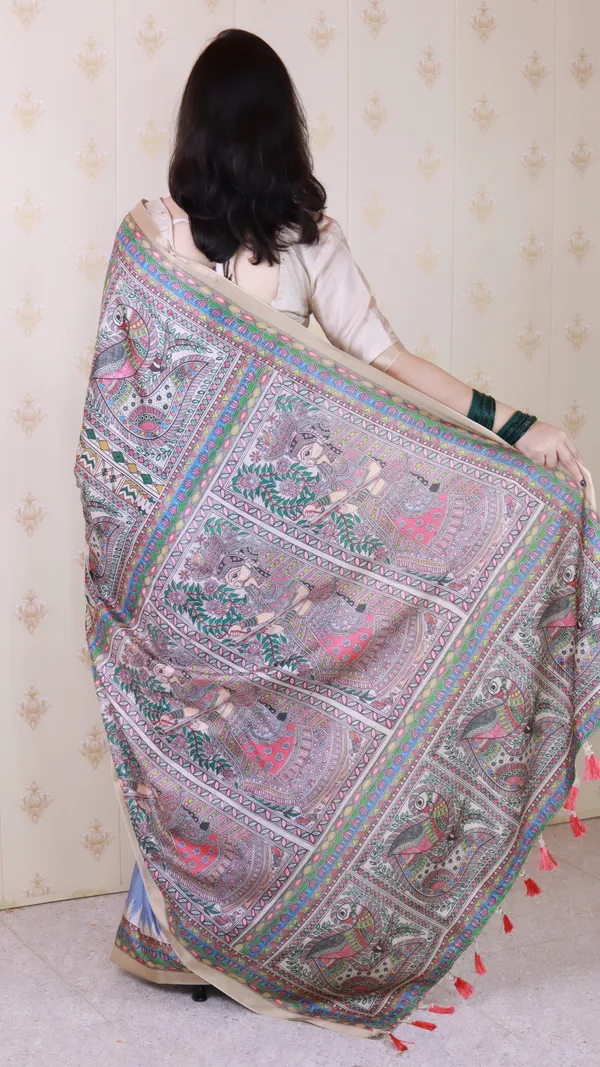 Baby_Blue_Tussar_Silk_With_Zari_Woven_Saree_With_Blouse_Piece_For_Women_&_Girl