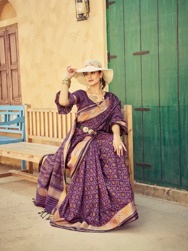 Wine_Soft_Silk_For_Women_&_Girls