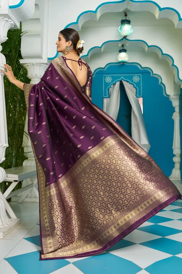 Purple_Silk_For_Women_&_Girls