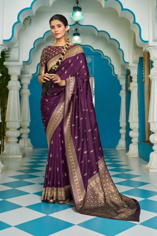 Purple_Silk_For_Women_&_Girls