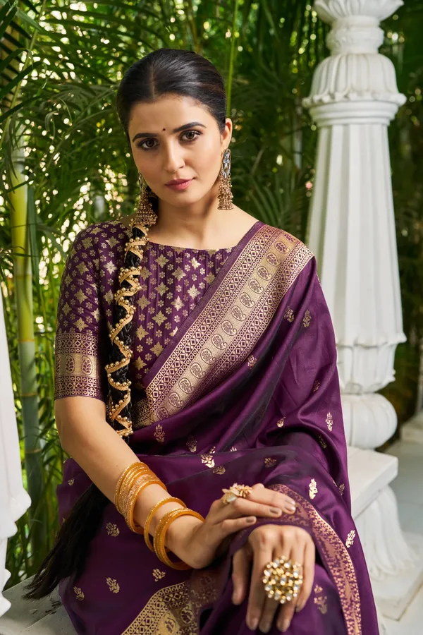 Purple_Silk_For_Women_&_Girls