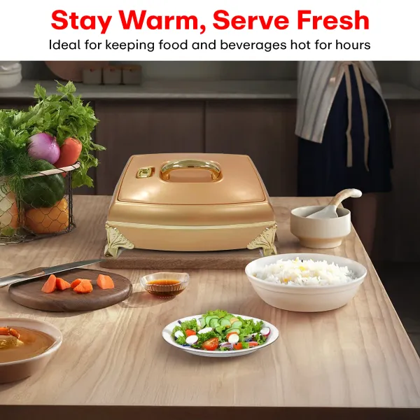 White_Luxury_Rectangular_Casserole_5.5L_With_Golden_Legs_&_Handle