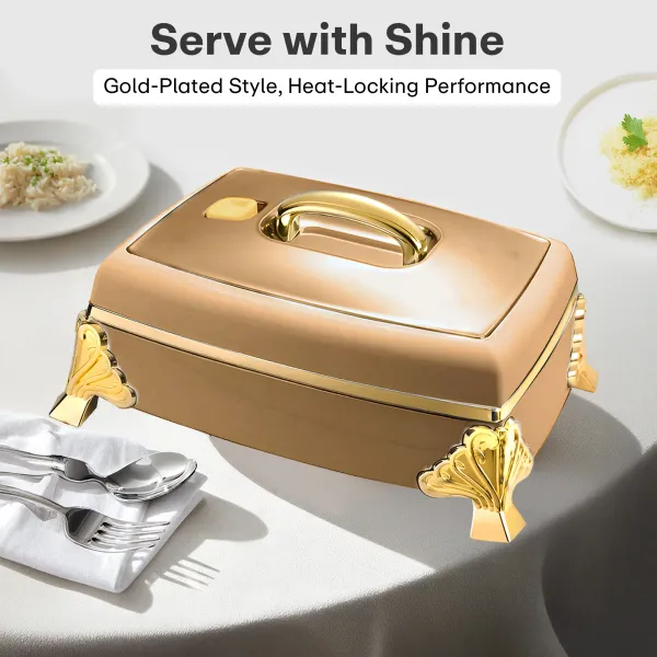 Green_Luxury_Rectangular_Casserole_5.5L_With_Golden_Legs_&_Handle