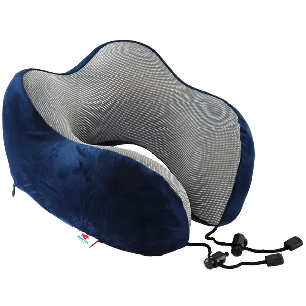 Orange_Extra_Soft_Memory_Foam_Travel_Neck_Pillow