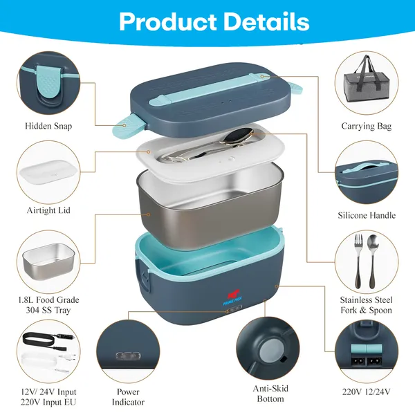 Blue_Electric_Lunch_Box_80W_1.8L_4_In1_Portable_Food_Warmer