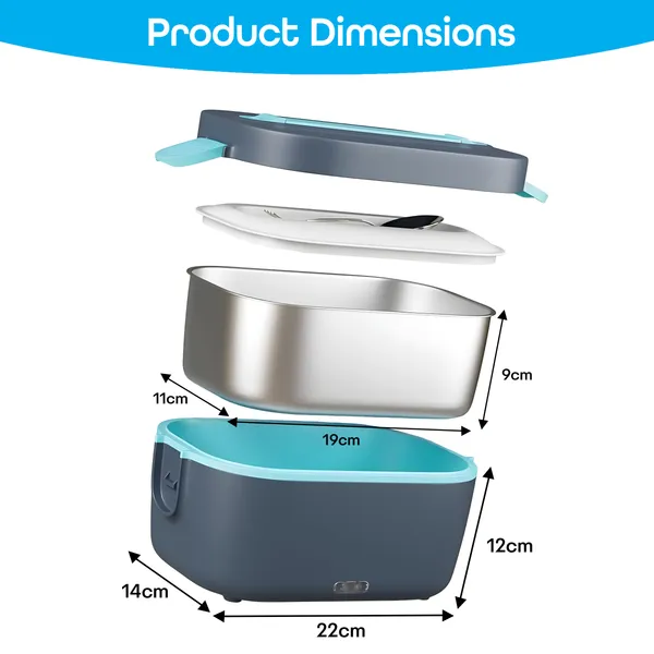 Green_Electric_Lunch_Box_80W_1.8L_4_In1_Portable_Food_Warmer