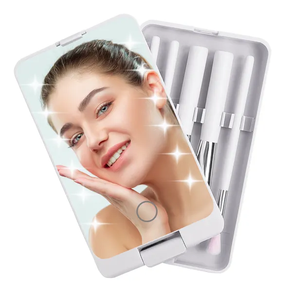Pink_Led_Portable_Cosmetic_Mirror