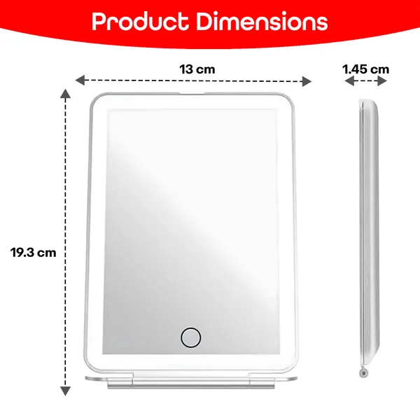 White_Led_Rechargeable_Travel_Vanity_Mirror