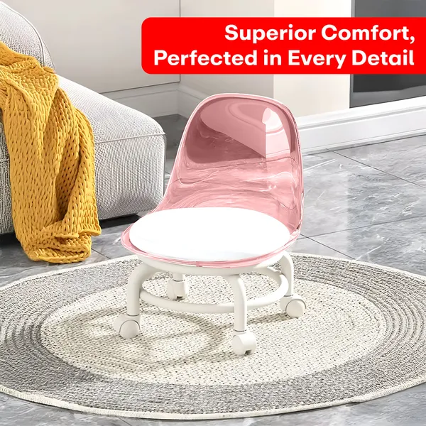 Pink_Acrylic_360ï¿½_Rotatable_Transparent_Chair_For_Kids