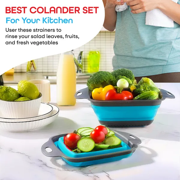 Set_Of_2_Blue_Foldable_Collapsible_Kitchen_Colander_2_Pcs_Square_Collapsible_Washing_Up_Bowl_Silicone_Strainer_Set_Filter_Basket
