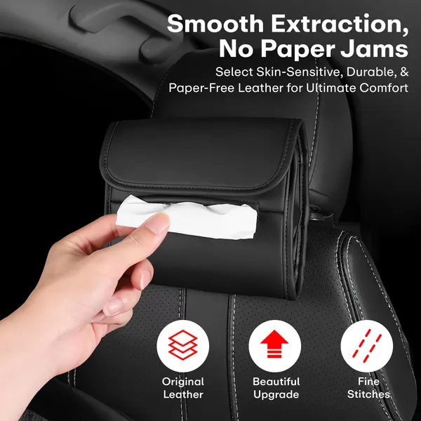 Black_Leather_Tissue_Holder_For_Car
