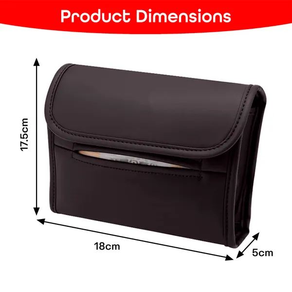 Black_Leather_Tissue_Holder_For_Car