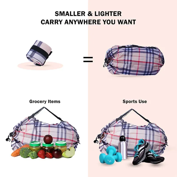 Grey_Foldable_Large_Capacity_Shopping_Bag