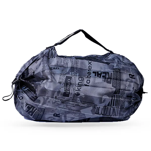 Grey_Foldable_Large_Capacity_Shopping_Bag