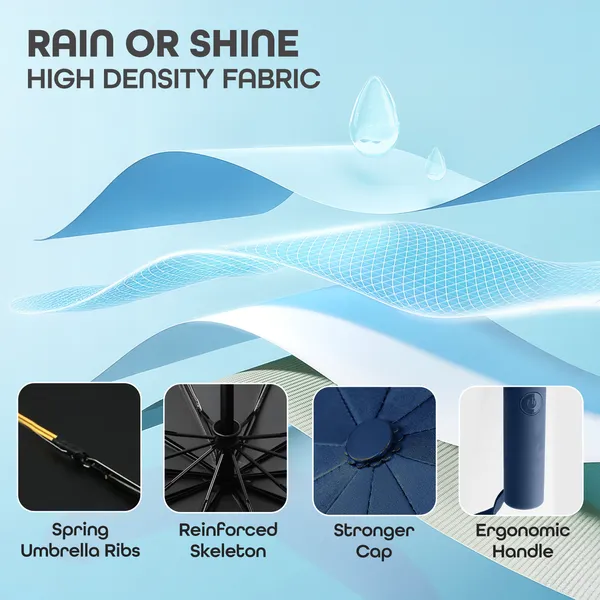 Blue_Portable_Travel_Waterproof_Umbrella
