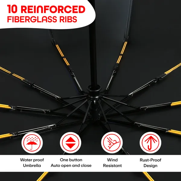 Pink_Portable_Travel_Waterproof_Umbrella
