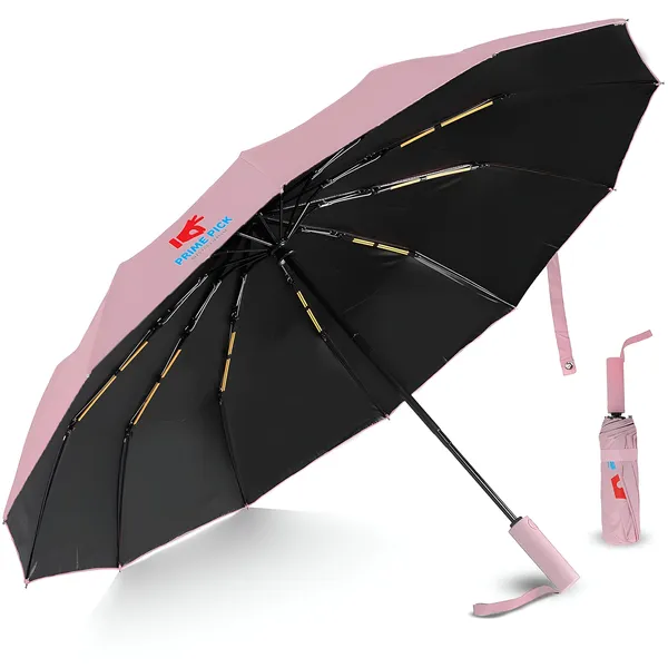 Pink_Portable_Travel_Waterproof_Umbrella