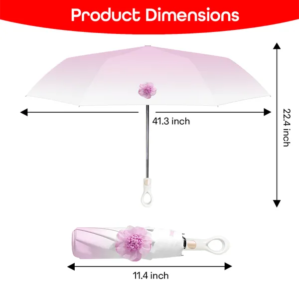 Purple_Mini_Folding_Umbrella_With_Flower_Designed