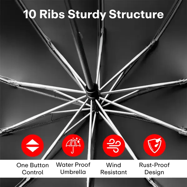 Blue_Compact_Travel_Umbrella_With_Reflective_Strip