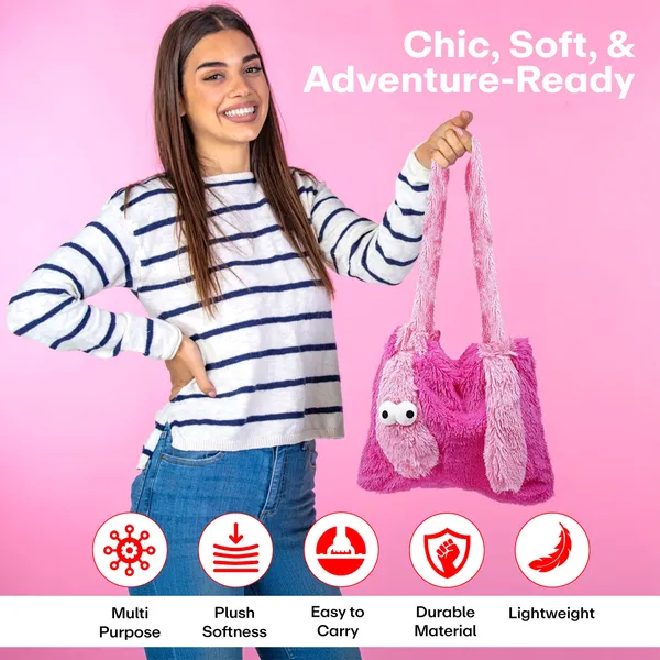 Pink_Terry_Fur_Shopper_Bag